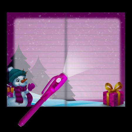 Set for experiments "Magic letter to Santa Claus", a snowman-3