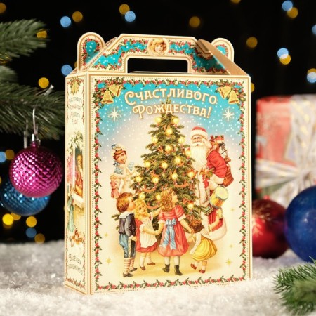Gift Folding Box "Light Christmas" 17 x 7 x 25.5 cm