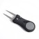Folding fork-marker for golf, black, 11 x 2.5 cm