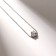 Piece "Strazinka" is large, the color is white in silver, 40 cm