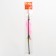 Domesticon-pink with feathers, downy tail and beads, pink