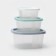 Set of square containers Biofresh, 3 pcs: 0.23 l, 0.5 l, 0.9 l, color mix