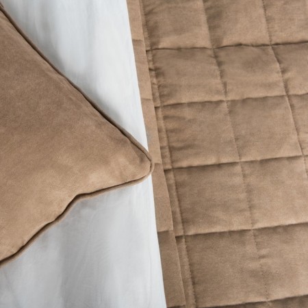 Software "Soft": a cover of 250 x 270 cm, pillowcase 40 x 60 cm - 2 pcs, the color is dark - beige-3