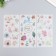 Stickers "Watercolor sketches" set 3 sheets 10x20 cm