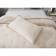A set with a covering “Erica”, size 160x220 cm, 50x70 cm, cream color