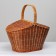 A picnic basket with a lid, 42x28 n27/46 cm