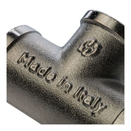 The STOUT SFT -0020-000038, 3/8 ", internal/internal thread, nickelled brass-6