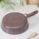 The frying pan “Brownie”, d = 28 cm, plastic handle, anti -stick coating, induction