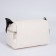 Bag Cross-Bodi with a zipper, white color