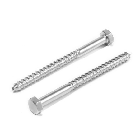 Tundra bolt, capercaillie, plumbing, Din571, M8x100 mm, 4.8 - 5 kg