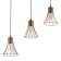 Lamp Bayerlux "Chilly" 3he27 40W gold 18x50x19-119cm