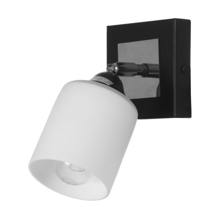 Enter's spot 1x60W E27 Chrome-black 10x10x20cm.
