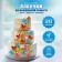 Waffel butterflies for decor of cupcakes, cake, mix, 30 pcs