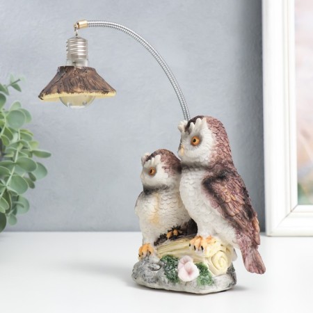 Souvenir Polystone Light "Two Filin under the flashlight" 7x11x19.5 cm-2