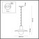 FURCADIA lamp, 1x40W E27, black color, IP44
