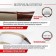 SkyWay braid, leather, size l, beige, with wood inserts, s01102331