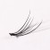 A set of overhead eyelashes "Lastochkin tail", bundles, 14 mm, thickness 0.1 mm, bend C, 12 D