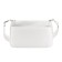 Female bag, artificial leather, white, 28x10x19 cm