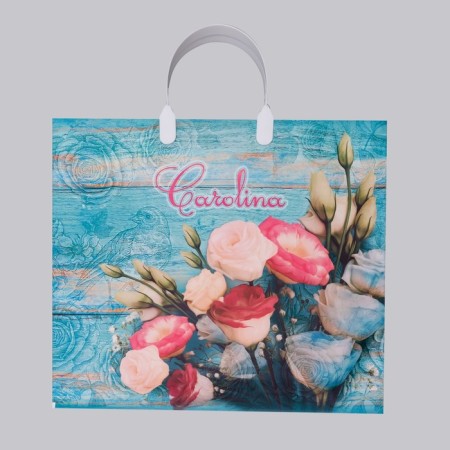 Carolina package, polyethylene with a plastic pen, 80 μm, 37 x 34 cm