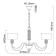 Ontario chandelier, size 78x92x78 cm, 200W 5XE14 IP 20