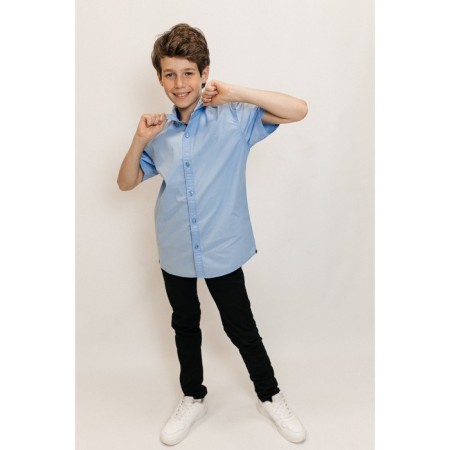 Surchachka upper for ISEE boys, height 134-140 cm, blue color-10