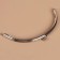 Farmoire sewing "semicircle", 20 cm, silver color