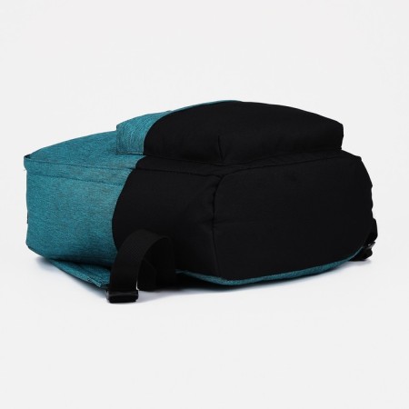 Youth backpack from a lightning textile, 3 pockets, Fulldorn, Biryuzovoy color-2