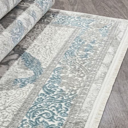 Rectangular carpet Kardlen Marmaris, size 145x230 cm, Cream/Gry color-2