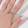 Ring "Chain" is three links, the color is silver, dimensionless