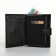 Male purse on magnet 3 in 1, department for auto documents, passports, black color