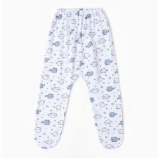 Children's sliders, white color/elephants, height 74