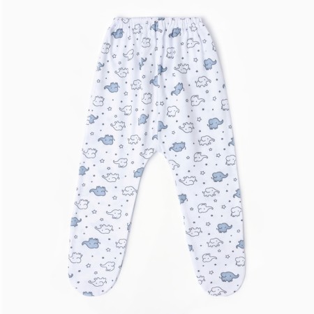 Children's sliders, white color/elephants, height 74