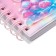 Notebook Gift Book on the crest 80l, line, color block, PVC cover 3D Bear (10x10.5cm) 10539