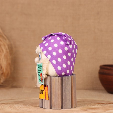 Brownie Lucky "All the Blessings", on a barrel, 14x8x8 cm-1