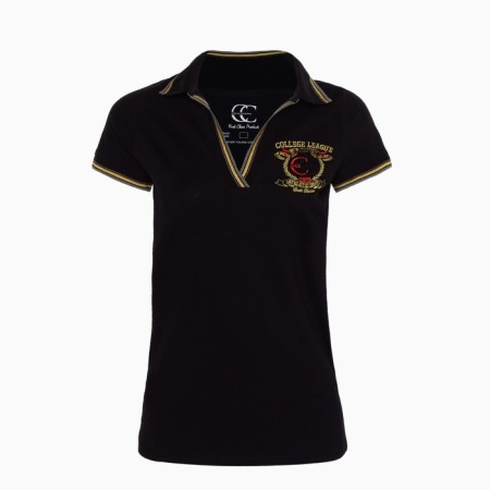 T -shirt female, black color, size 46 (l)-6
