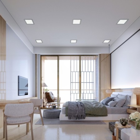 Luminous Era LED, IP20, 12W, 169x169 mm, 6500k, 540lm, white color-4