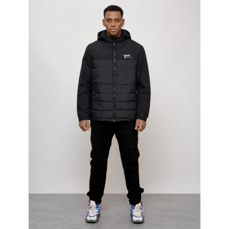 Sports male jacket, size 62, black color