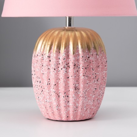Table lamp "Success" 1he14 40W pink 22x22x33cm-5