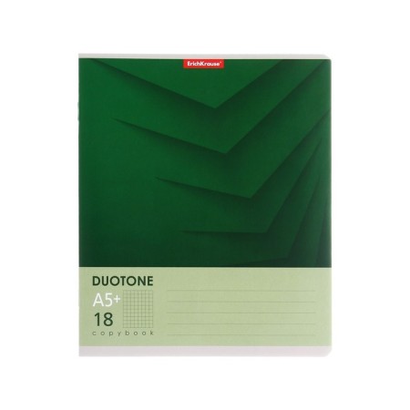 Notebook of 18 sheets in the Erichkrause Duotone Next cage, covered cartoon, block offset, whiteness 100%, mix-5