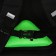 Youth backpack 40 x 25 x 13 cm, Grizzly, ergonomic back, laptop compartment, black/green