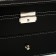 Casket for a double clock 20 departments to the leatherette "Classic" black matte 16.5x28x21 cm