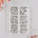 Decor for creativity Glass "Rhinest. Silver" d = 2-4.8 mm nr 1188 pcs 6x8x1.5 cm