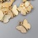 Decor for creativity Metal "Butterfly in strip" gold 1.2x1 cm