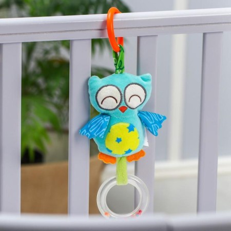 Soft “elephant” suspension, slot., Rattle, on a crib, stroller, species mix, crumb I-9