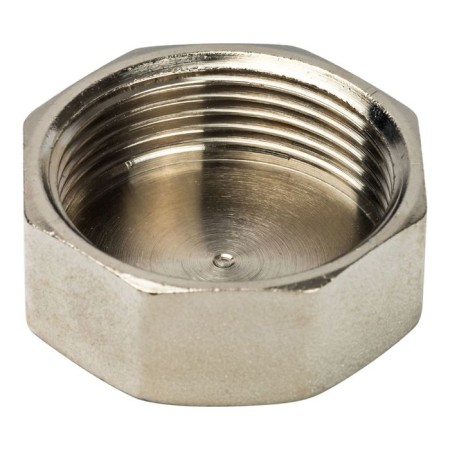 Stout SFT-0027-000114, 1 1/4 ", internal thread, nickelled brass-1