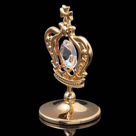 Souvenir "Crown", 3 × 3.5 × 5.5 cm, with crystals-1