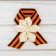 Icon with tape and white flower on Victory Day "May 9"
