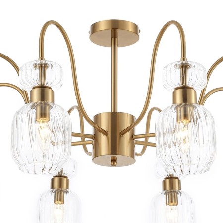 Lamp on the rod 8x60W E14, size 87x87x42.5 cm-3