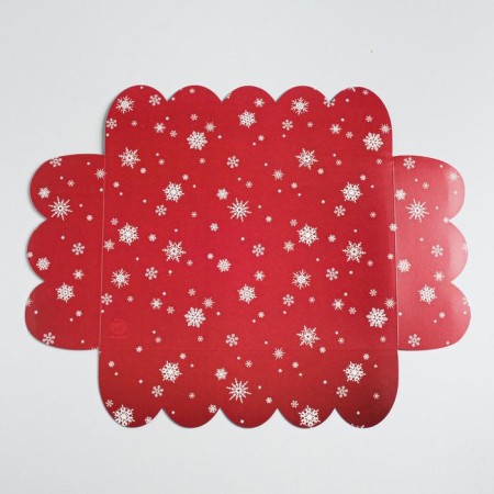Gift box with PVC Happy New Year cover, 20 x 30 x 8 cm, New Year-5