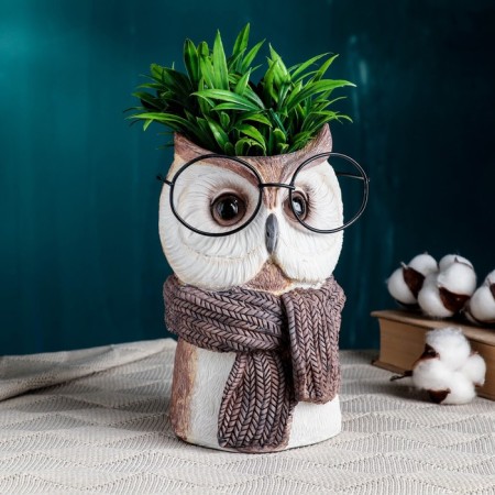 Kashpo - VAZ "Owl in glasses" 22x14x14cm